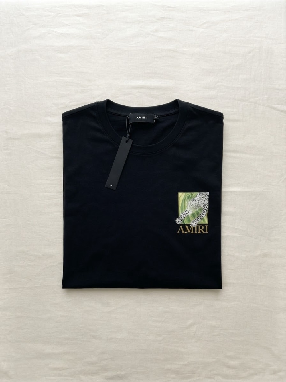 AMIRI Black Short-Sleeve Graphic Pocket Tee